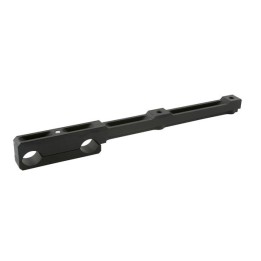 Barre de support pour silencieux 125cc anodisee noire  