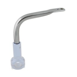 Tube avec courbe pour support d'echappement  