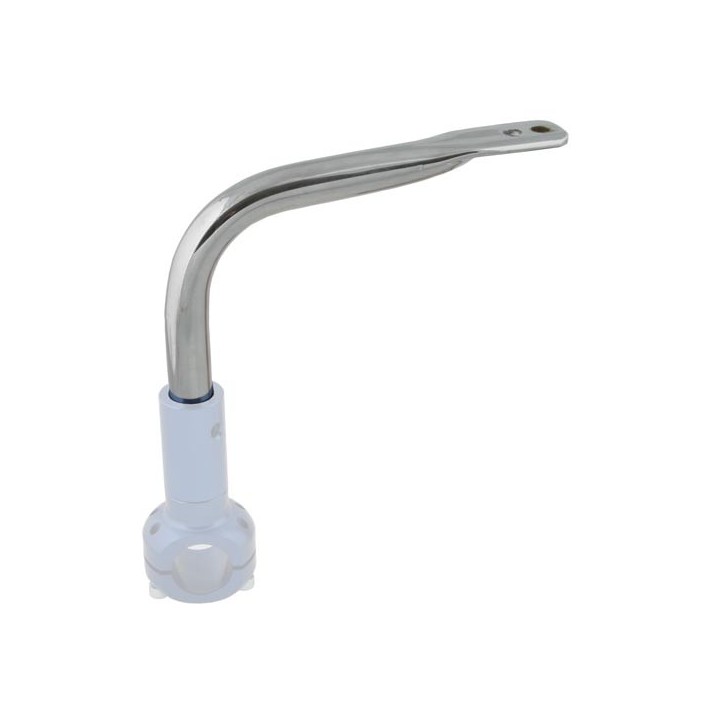 Tube avec courbe pour support d'echappement  