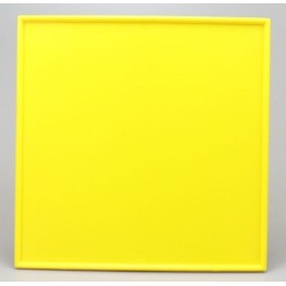 Plaque numéro jaune KG