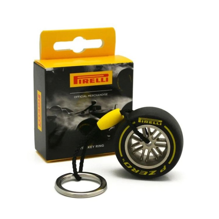 porte cle Pirelli 18 pouce jaune
