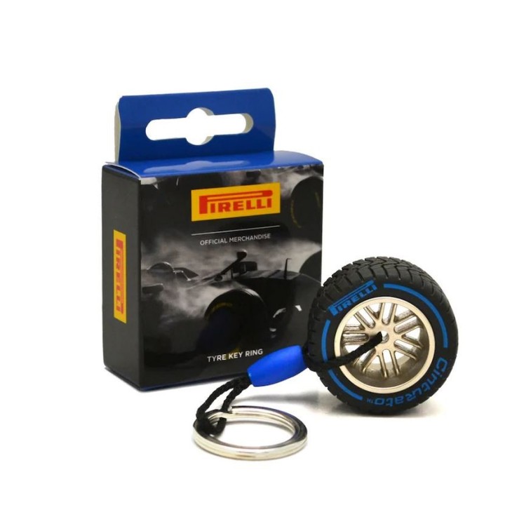 porte cle Pirelli 18 pouce bleu