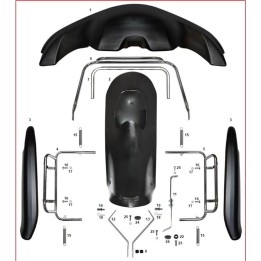 KIT CRG CARROSSERIE 507/508 NOIR COMPLET