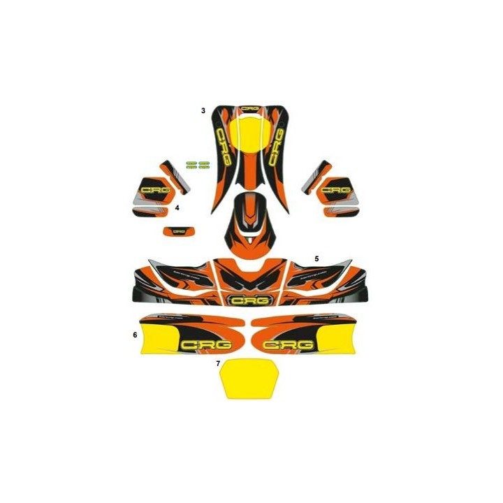 KIT CRG AUTOCOLLANT CRG 507/508 COMPLET