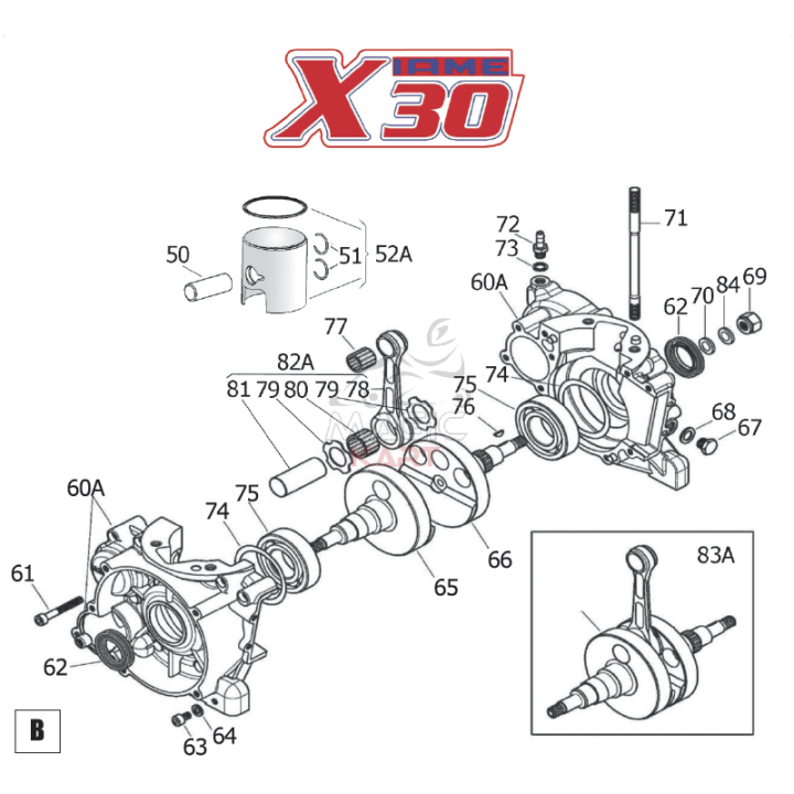 67 Bouchon de sortie de sonde de t° eau X30