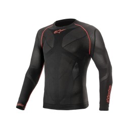 Sparco karting jersey negro de manga larga