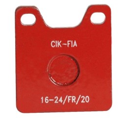 Plaquettes AR KART REPUBLIC rouges (NEW) (x2) -Magickart