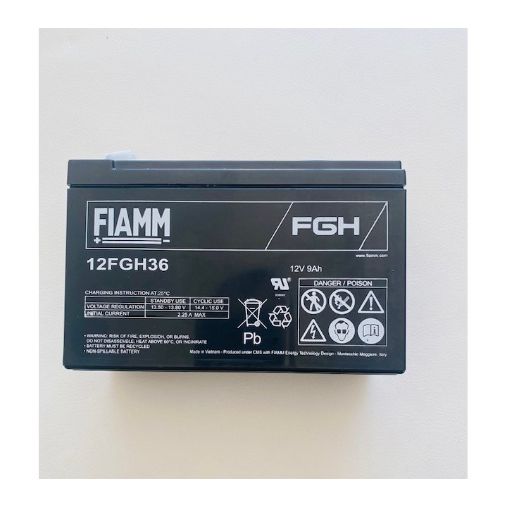 Batteria 12 Volt 9Ah - FIAMM FGHL (per terminale piatto) - MAGICKART