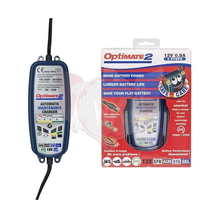 OPTIMATE 2, 4-ÉTAPES 12V 0.8A