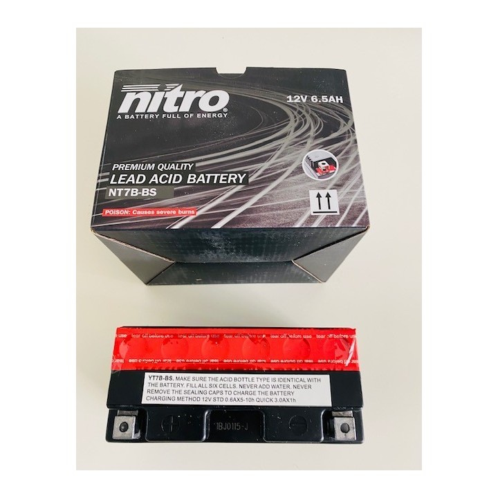 BATTERIE NITRO ACIDE SEPARE YT7B.BS