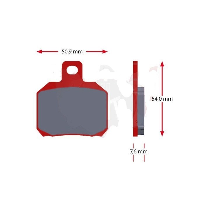 Plaquettes BREMBO SINTER