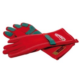 guantes de velocidad rojos