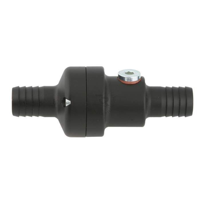 SOUPAPE THERMOSTATIQUE EN ALUMINIUM COMPLETE ANODISEE NOIRE 