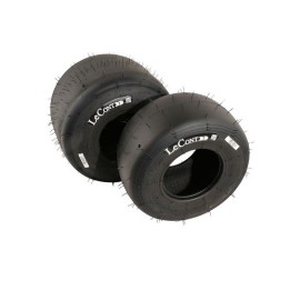 Pneu LECONT SET 4 LOH pour karting, adapté aux conditions de course exigeantes