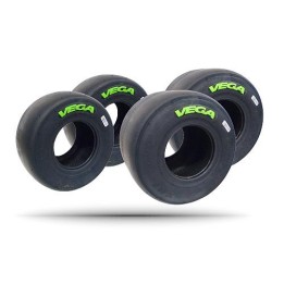 Set de 4 pneus kart VEGA XH4 slick (Cat. Senior) promotion chez Magickart