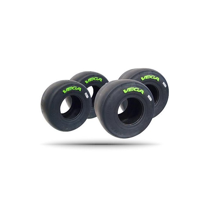 Conjunto de neumáticos de 4 kartes VEGA XH4 Slick (gato. Senior) Promoción en Magickart