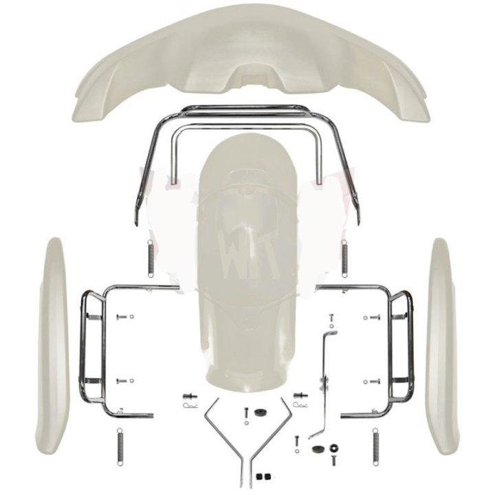 Kit de cuerpo 507/508 Blanco con cuentas Bares
