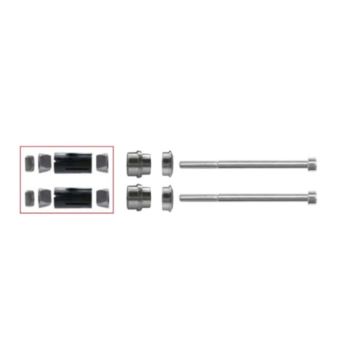 Kit 2 vis Support complet pare-chocs arrière  CRG