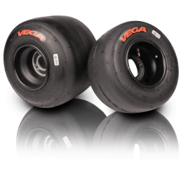 kart tyres VEGA SL4 (red) second choice 2024 available at Magickart