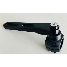Supporto di scarico Rotax Girevole in alluminio nero 28-30-32mm - MagickArt