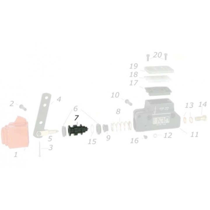 Bomba de freio de pistão v05 v04 v09 v10 v11 CRG