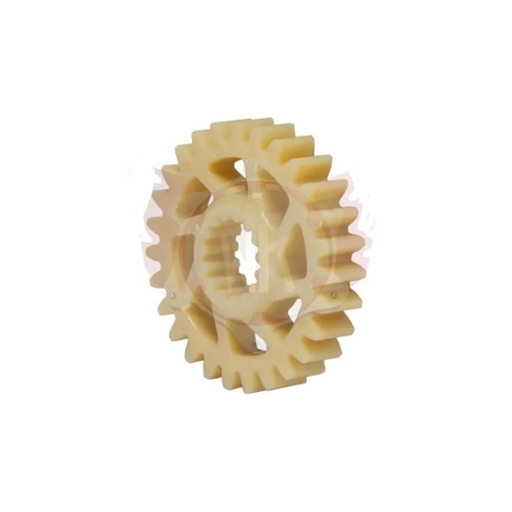 Engranaje de plástico blanco 27 dientes Rotax Max | Origen -Magickart