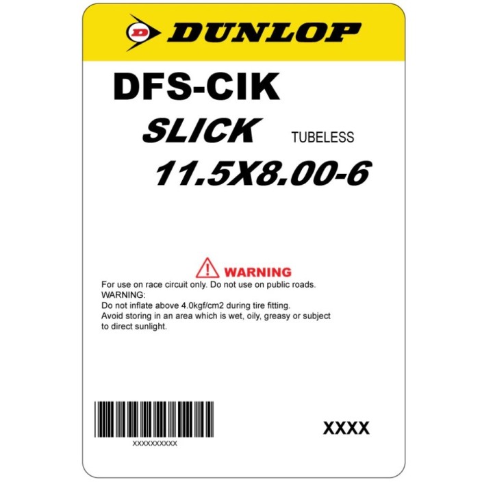 PROMOCIÓN Neumático Dunlop 6 pulgadas (DGS) 11 x 5.8- 6.006 Magickart