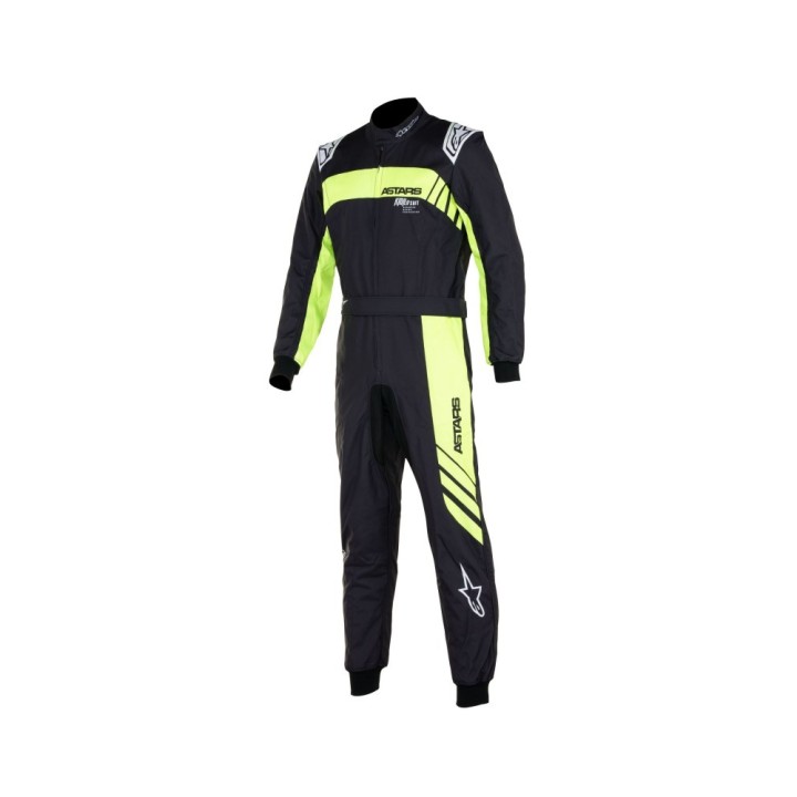 Combinaison karting FIA Alpinestars KMX9 V3 GRAPH 3 κίτρινο