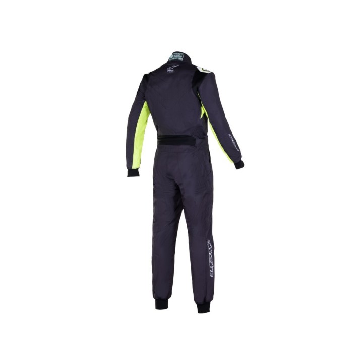 Combinación de karts FIA Alpinestars KMX9 V3 GRAPH 3 amarillo