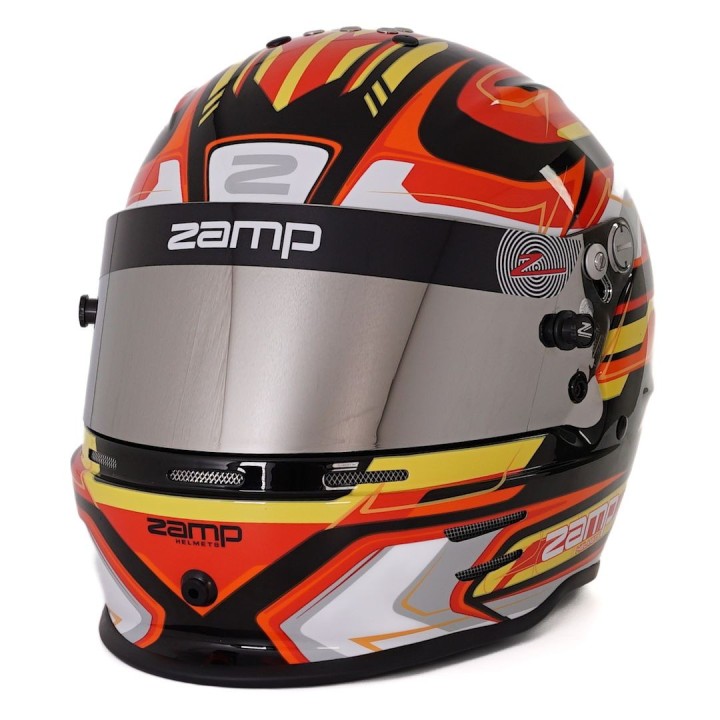 Casco gráfico RZ-42Y ZAMP Con visera anti-arañazos y anti-niebla