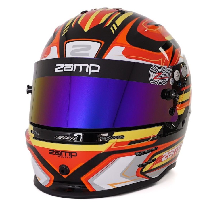 Casco grafico RZ-42Y ZAMP Con visiera antigraffio e anti-fog