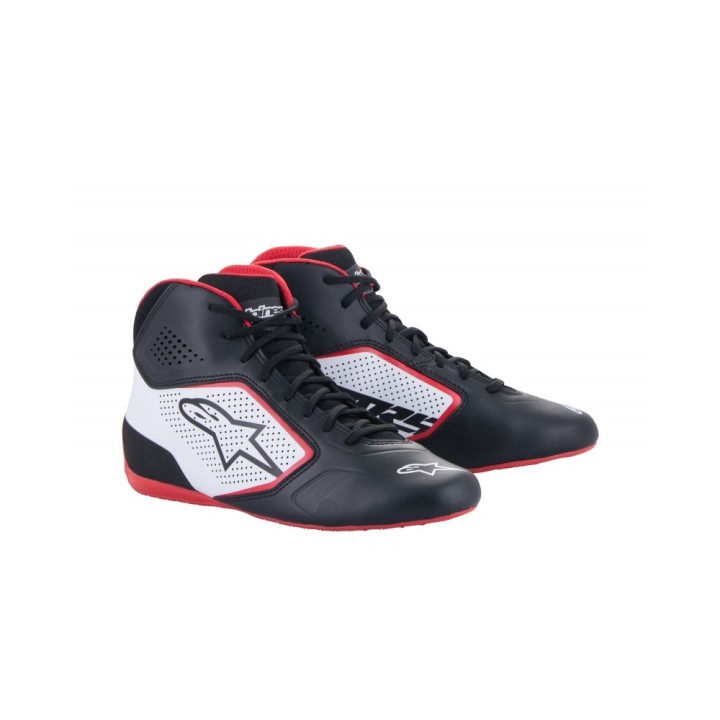 botas-karting-alpinestars-tech-1-k-start-v2-black-white-vermelho -magickart