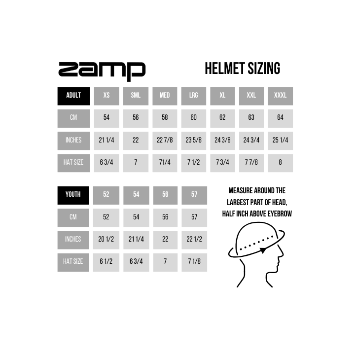Zamp RZ-42Y CMR Kinderhelm Orange/Gelb -Magickart