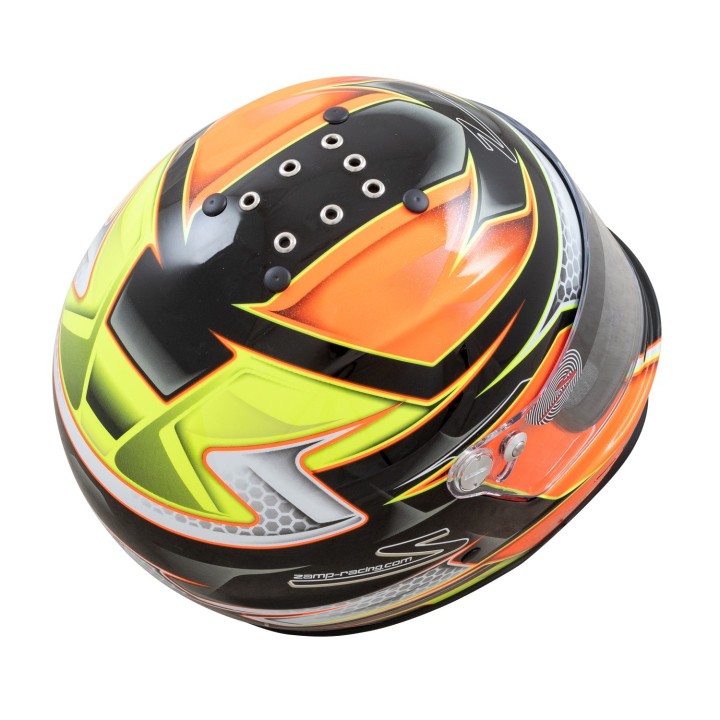 Zamp RZ-42Y CMR Kinderhelm Orange/Gelb -Magickart