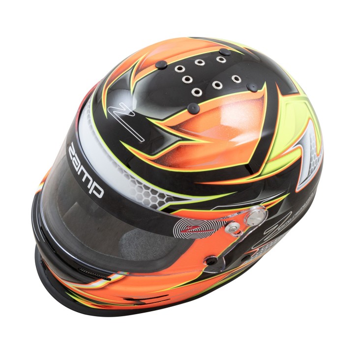 Casco infantil Zamp RZ-42Y CMR Naranja/Amarillo -Magickart