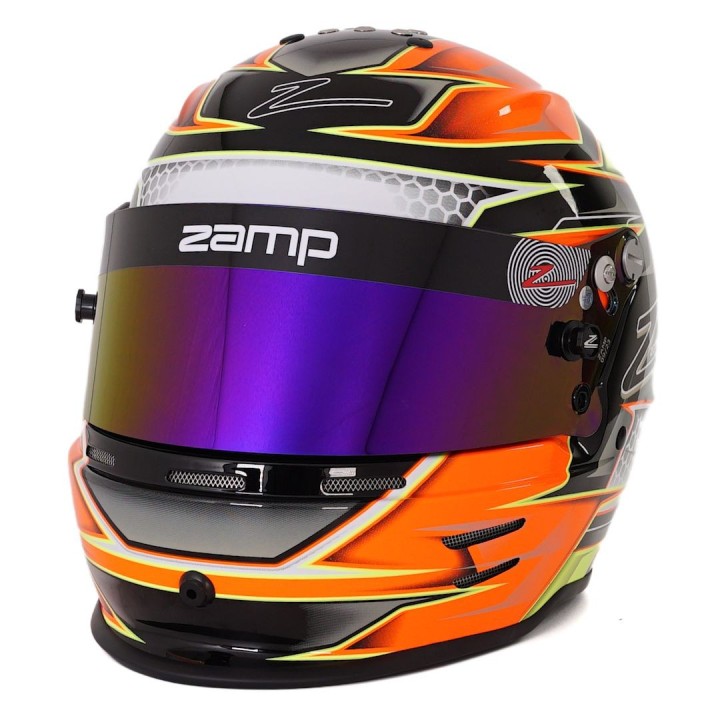 Casco infantil Zamp RZ-42Y CMR Naranja/Amarillo -Magickart