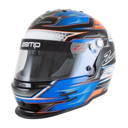 ZAMP RZ 42 Youth Helmet Orange/Blue-Magickart