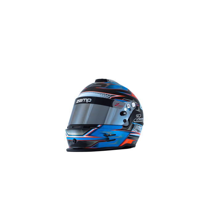Casco ZAMP RZ 42 Niño Naranja/Azul-Magickart