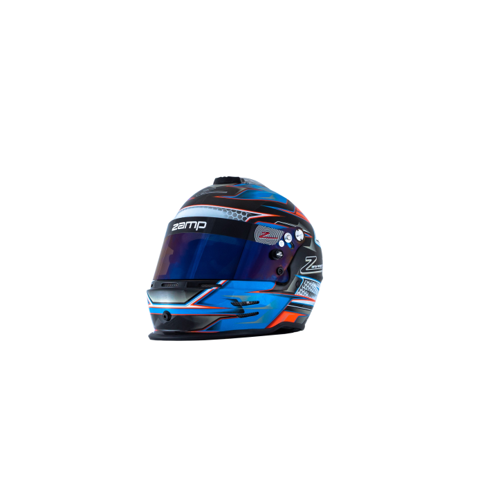 Casco ZAMP RZ 42 Niño Naranja/Azul-Magickart