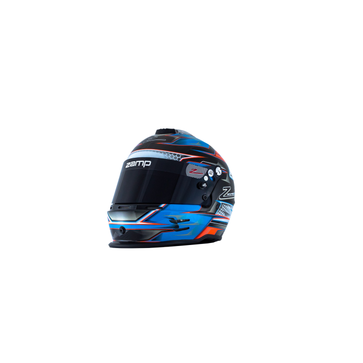 Casco ZAMP RZ 42 Niño Naranja/Azul-Magickart
