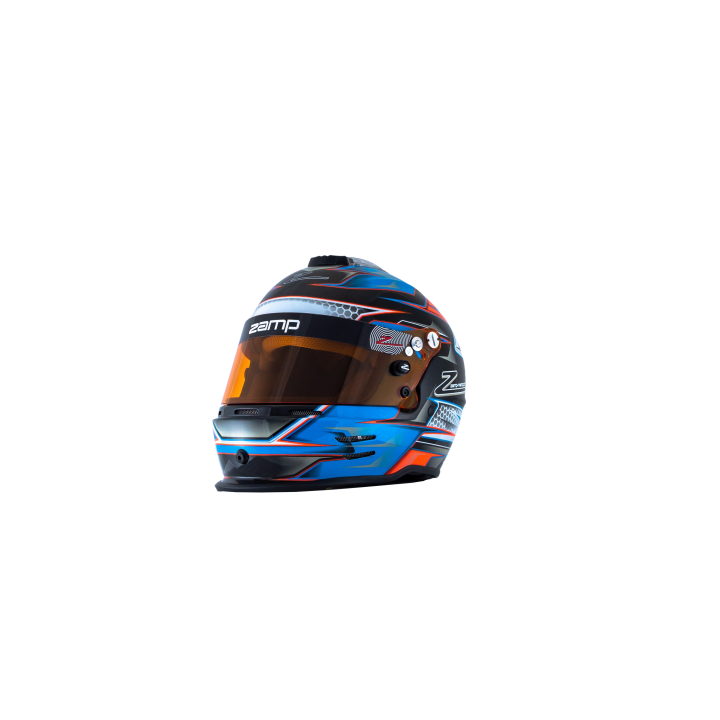 Casco ZAMP RZ 42 Niño Naranja/Azul-Magickart