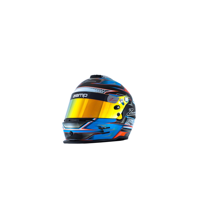 Casco ZAMP RZ 42 Niño Naranja/Azul-Magickart
