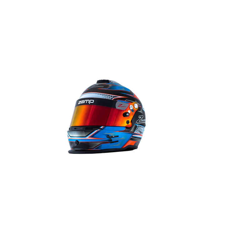 Casco ZAMP RZ 42 Niño Naranja/Azul-Magickart
