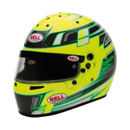 Capacete de karting Promotion Bell Campeão amarelo KC7-CMR - Magichart