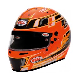 Casque karting Bell KC7-CMR CHAMPION ORANGE- Magickart