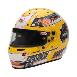 Casque karting Bell RS7 K STAMINA JAUNE-Magickart