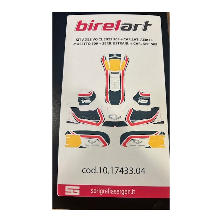kit-stickers-Deco Charles Leclerc-cl16-birel-art-2025-body-509-OK-kz-magickart