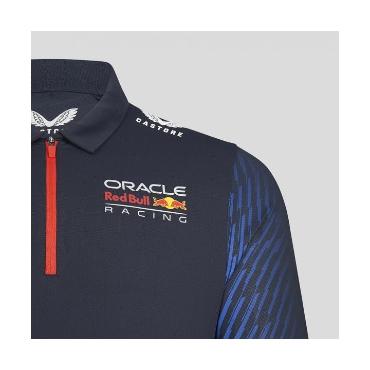 Red Bull Racing Polo Racing Replica Max Verstappen Bleu -Magickart