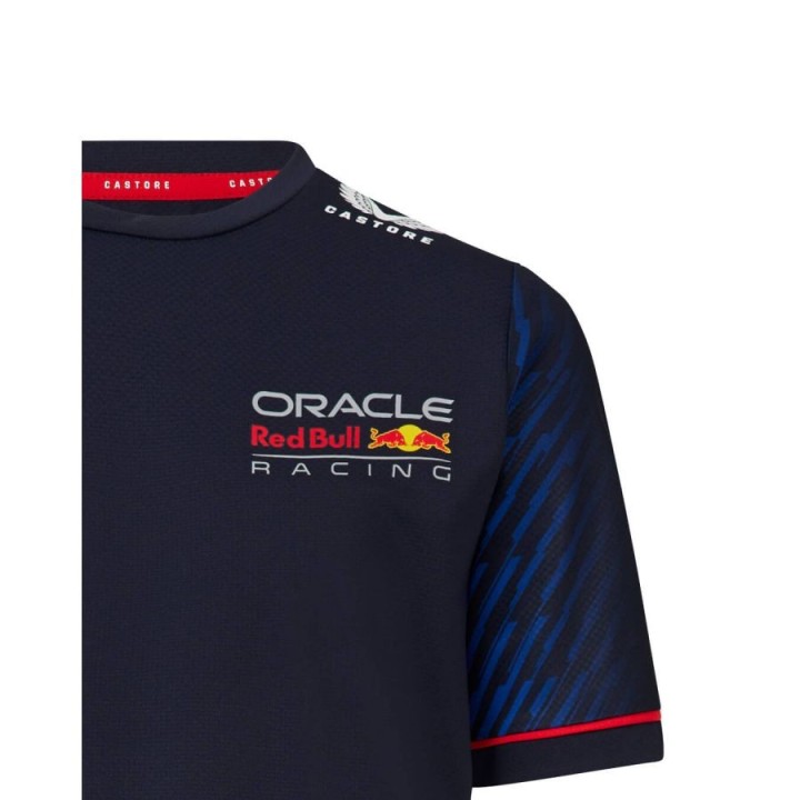 Red Bull Castore Camiseta Replica Max Verstappen Azul para Niño-Magickart