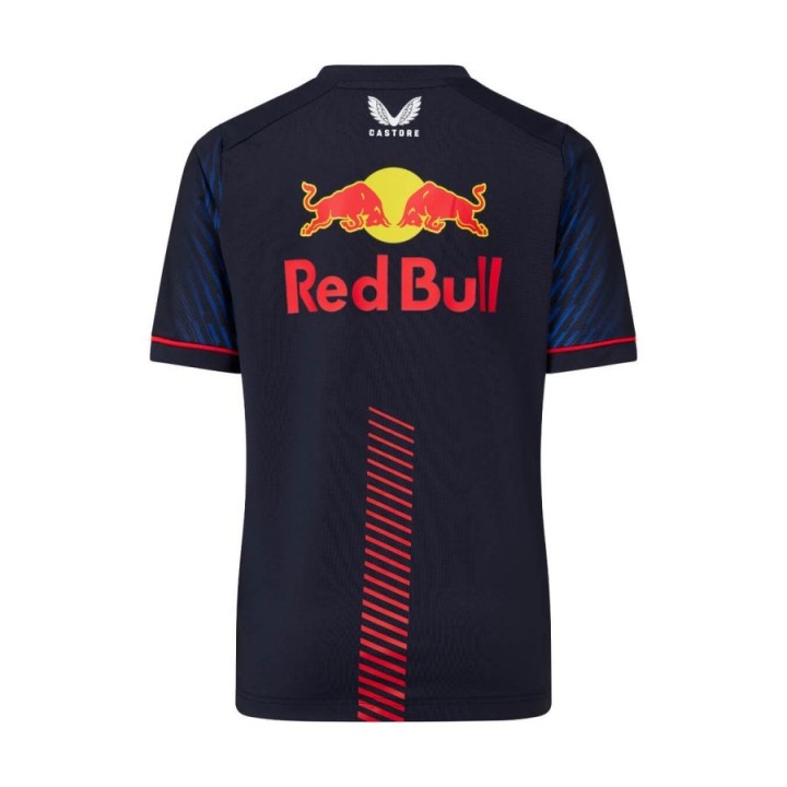 Red Bull Castore T-Shirt Replica Max Verstappen Blue for Child-Magickart
